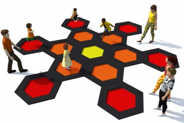 Set trampolina HEXO 13A