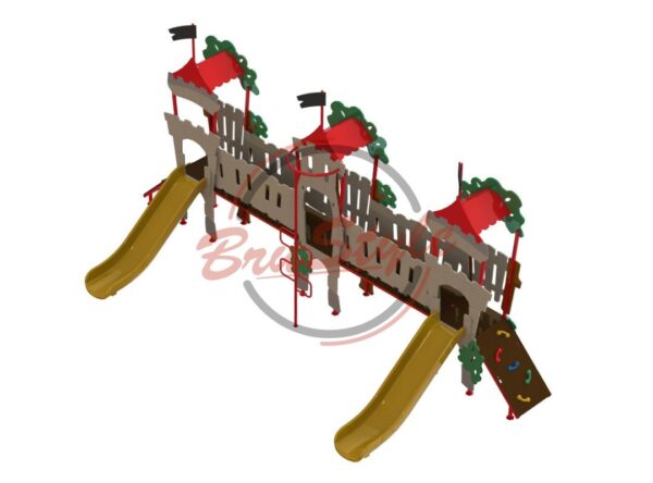 Dječje kompleksno igralo "Tri kule" DIO763.1 HDPE