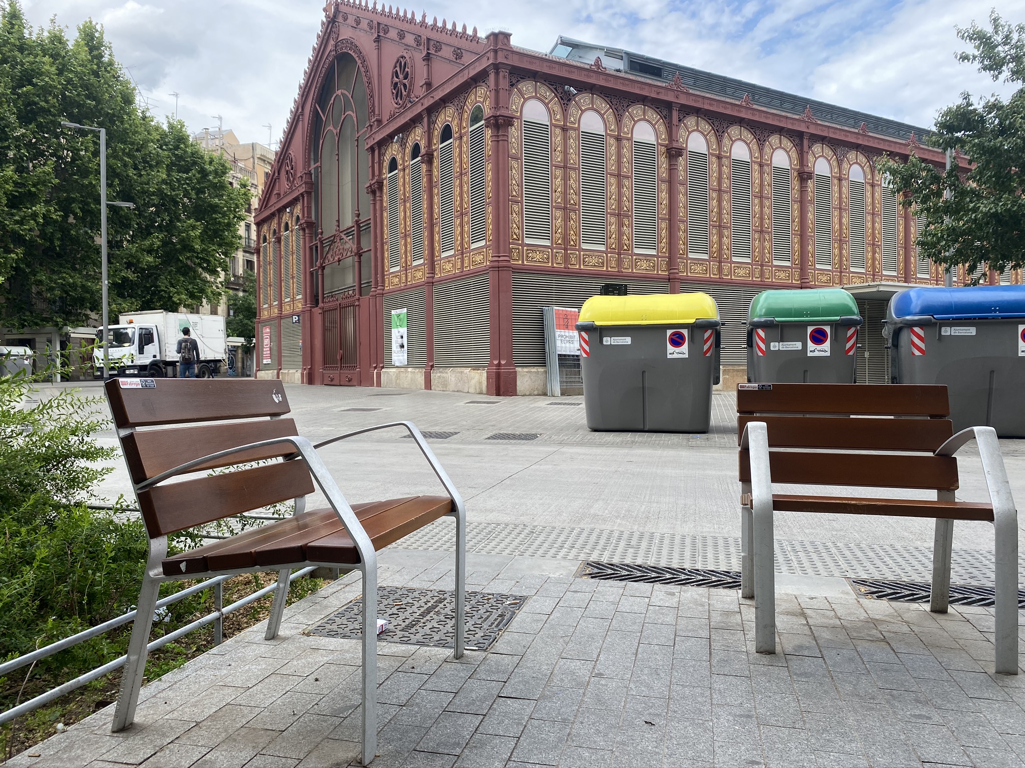 Klupa MODO10 od aluminija i tropskog drva - Slika 6