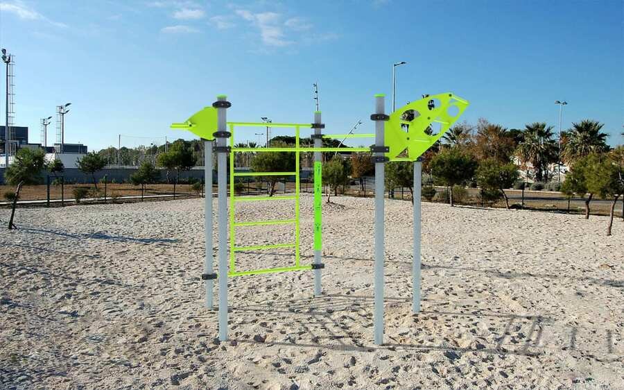 STREET WORKOUT PETEROKUTNI SET OD 5 STUPOVA | R7476 - Slika 2