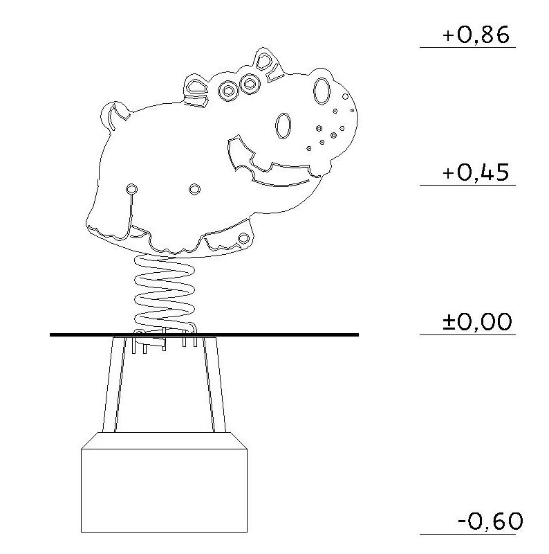 ROCKER HIPPO 11053 - Slika 3