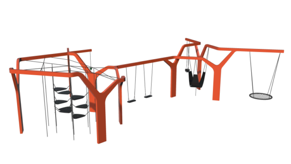 SKULPTURALNA LJULJAČKA DRVO CV0013SM