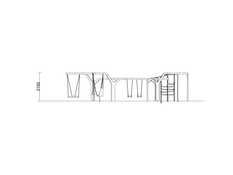 SKULPTURALNA LJULJAČKA DRVO CV0013SM - Slika 3